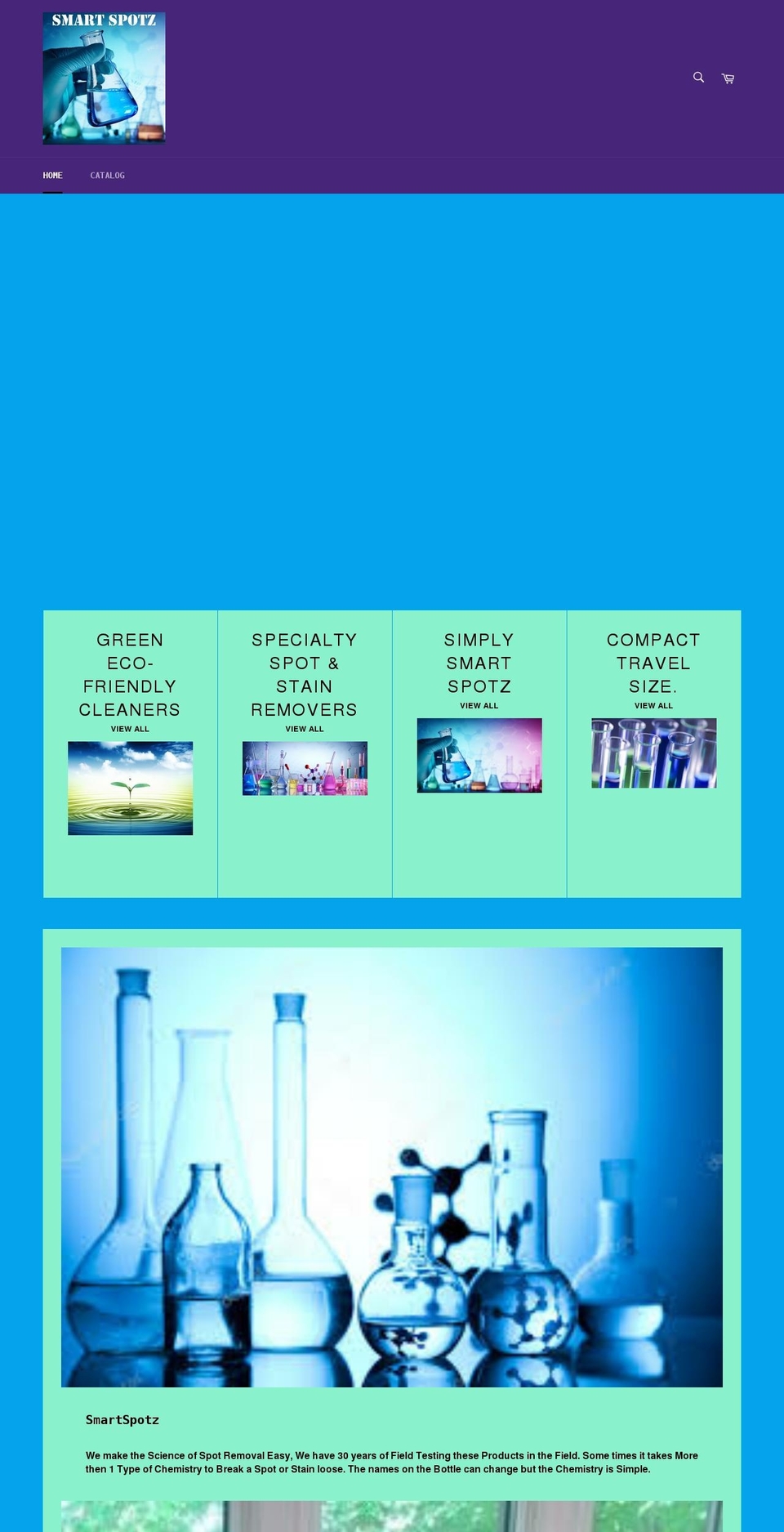 smartspotz.com shopify website screenshot