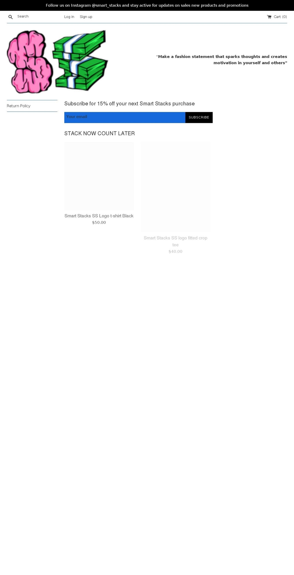 smartstacksbrand313.com shopify website screenshot