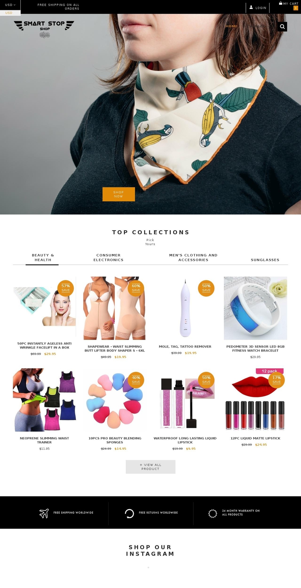 smartstopshop.com shopify website screenshot