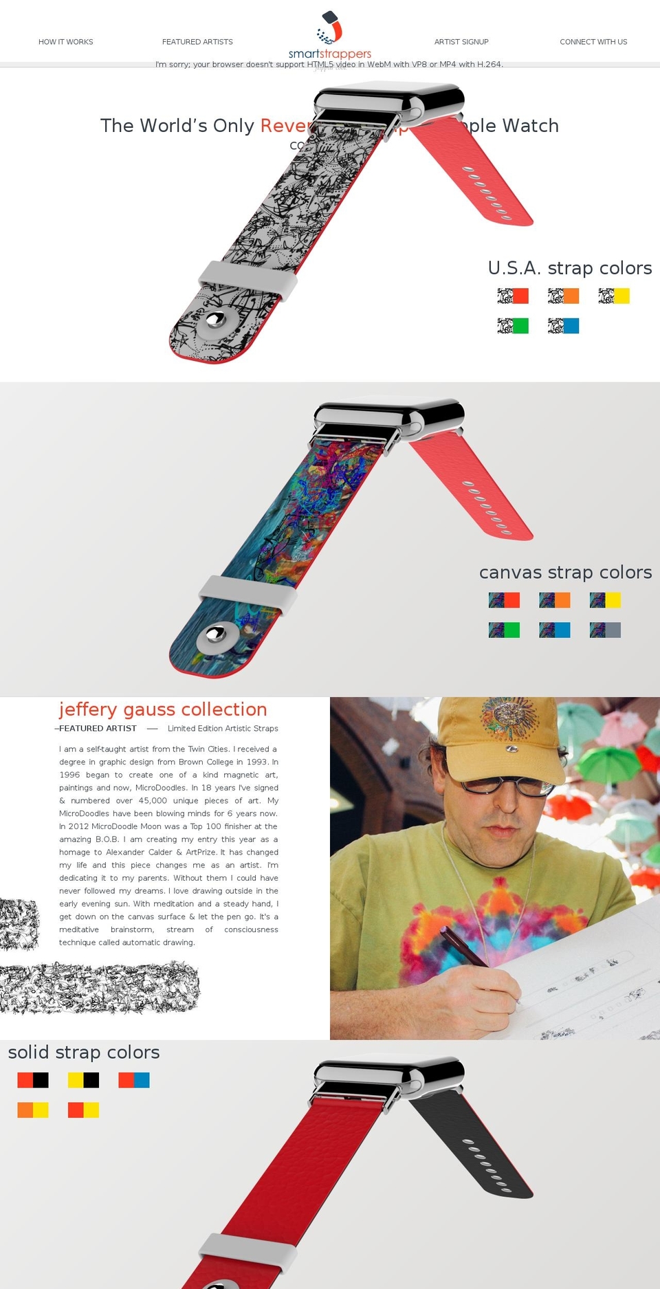 SmartStrappers Live Shopify theme site example smartstrapper.com