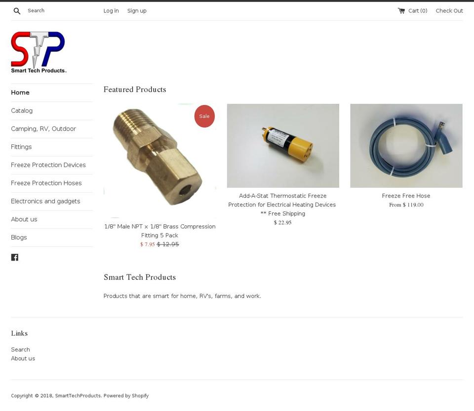 smarttechproducts.com shopify website screenshot