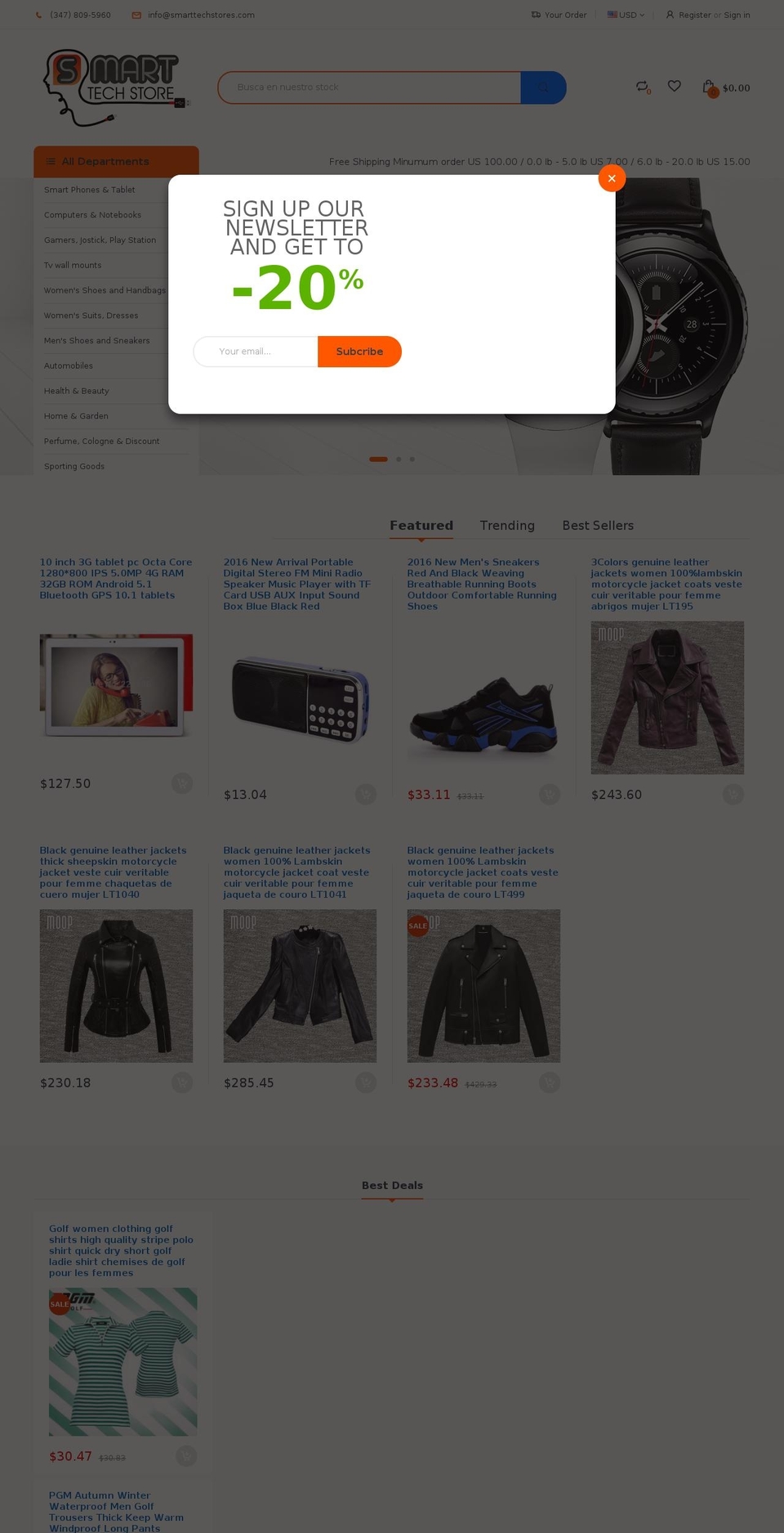 electro-v-1-2-home-1 Shopify theme site example smarttechstores.com