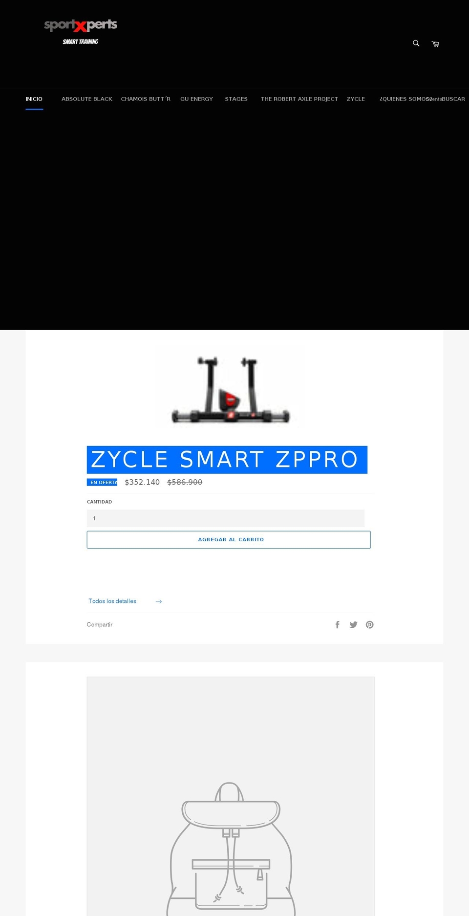 smarttraining.cl shopify website screenshot