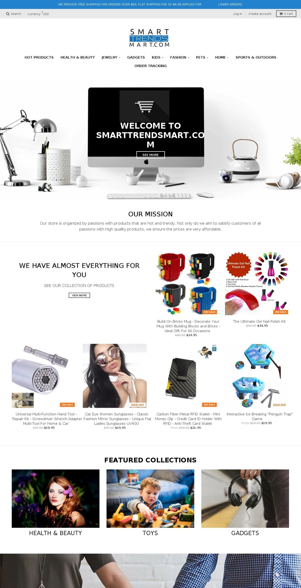 smarttrendsmart.com shopify website screenshot