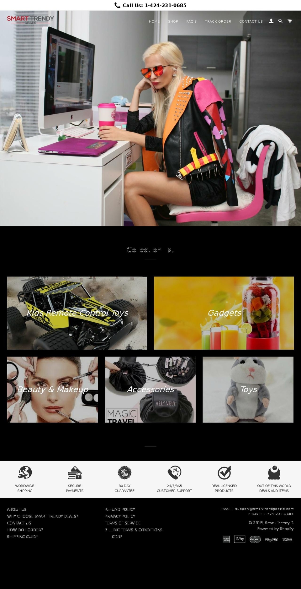 smarttrendydeals.myshopify.com shopify website screenshot
