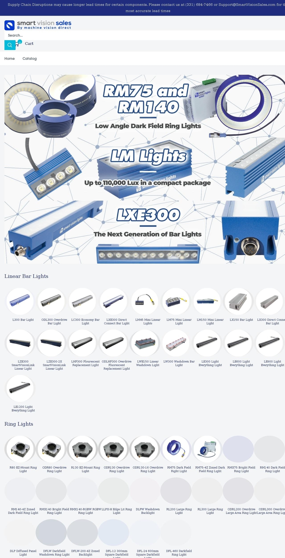 smartvisionsales.com shopify website screenshot
