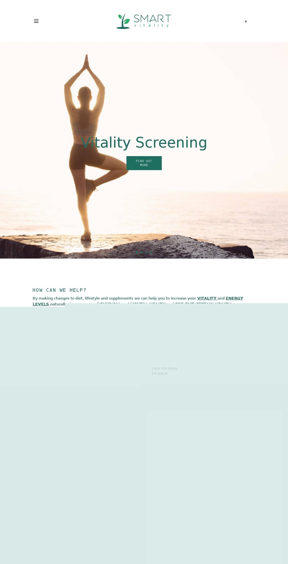 smartvitality.co.uk shopify website screenshot