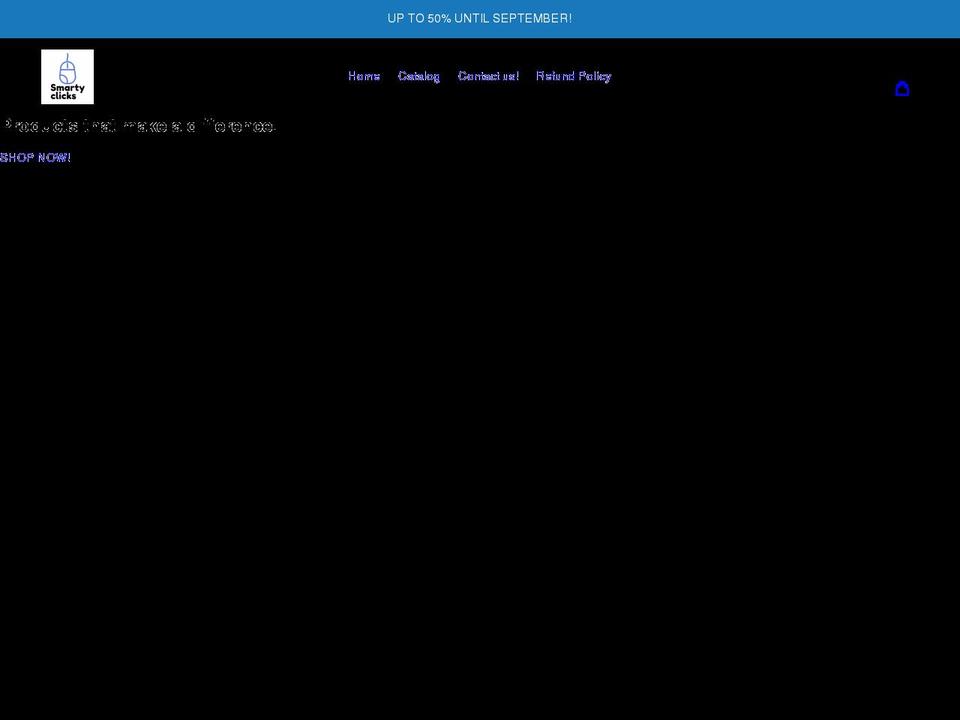smartyclicks.com shopify website screenshot