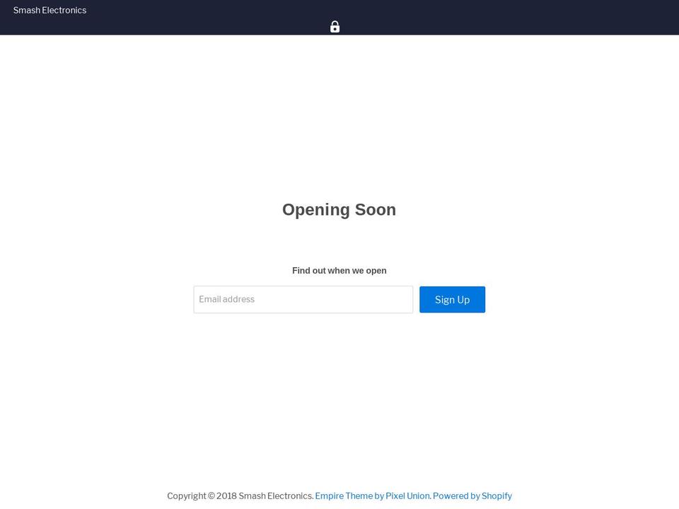 smashelectronics.com — Shopify storefront screenshot