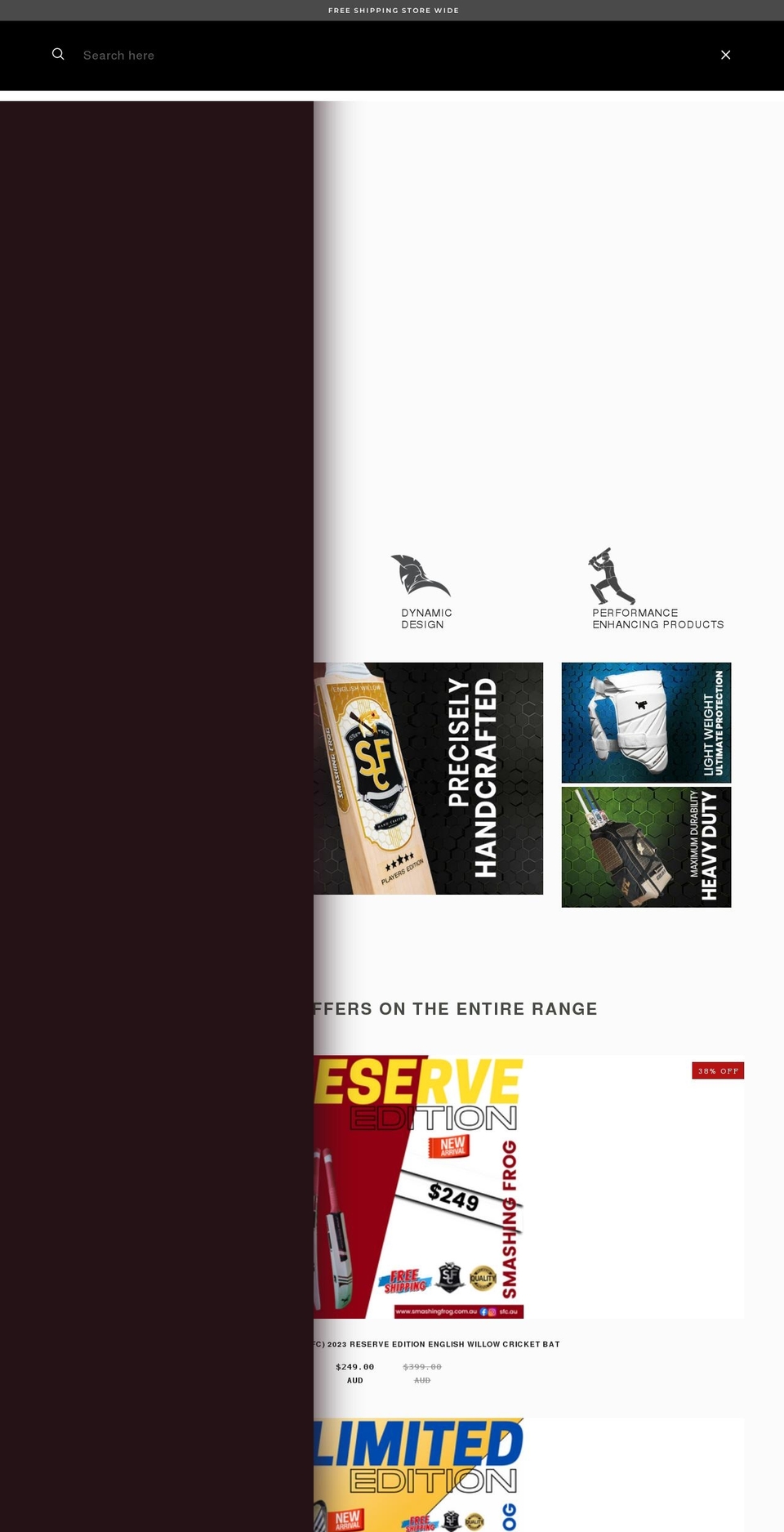 smashingfrog.com.au shopify website screenshot