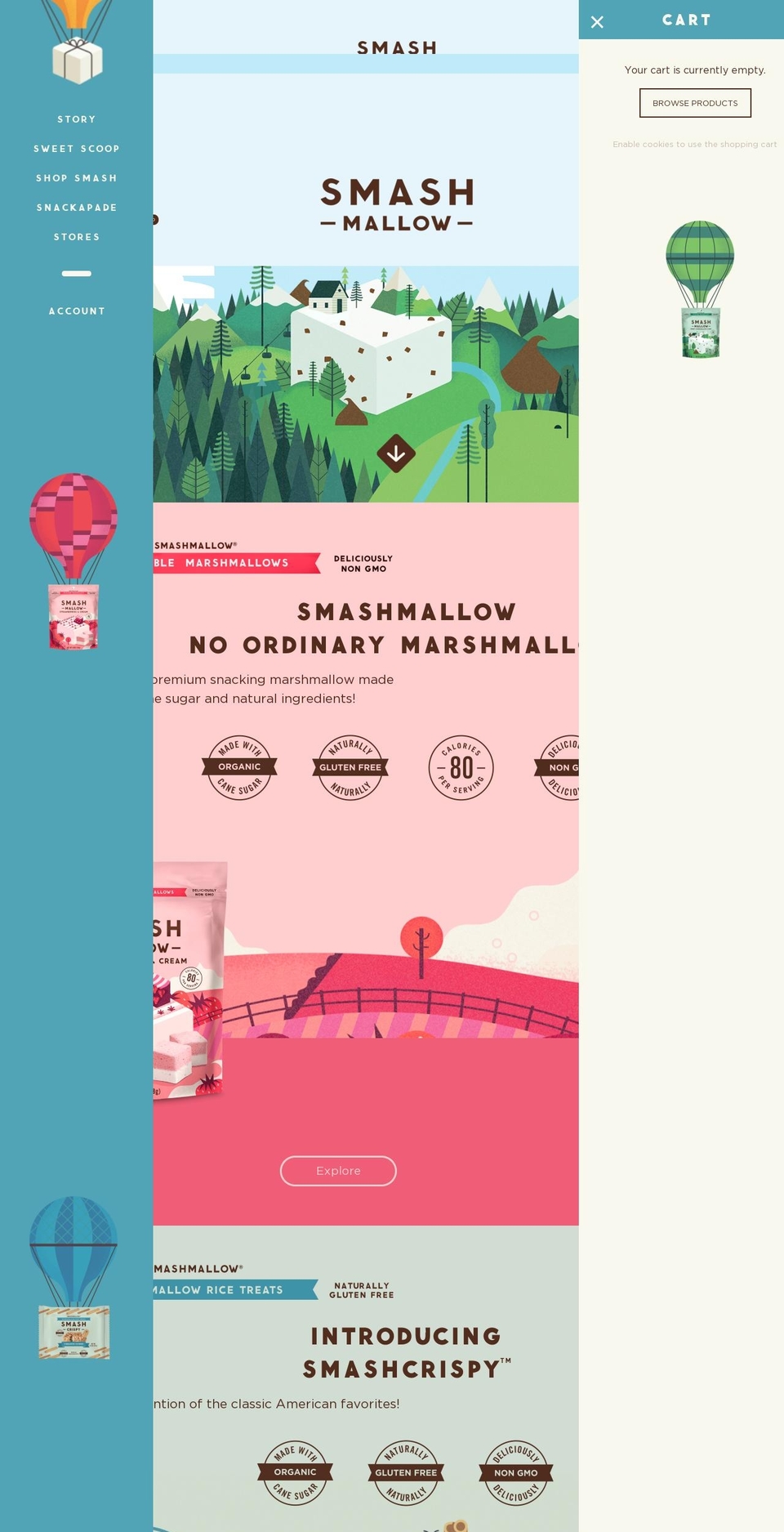 smashmallow.com — Shopify storefront screenshot