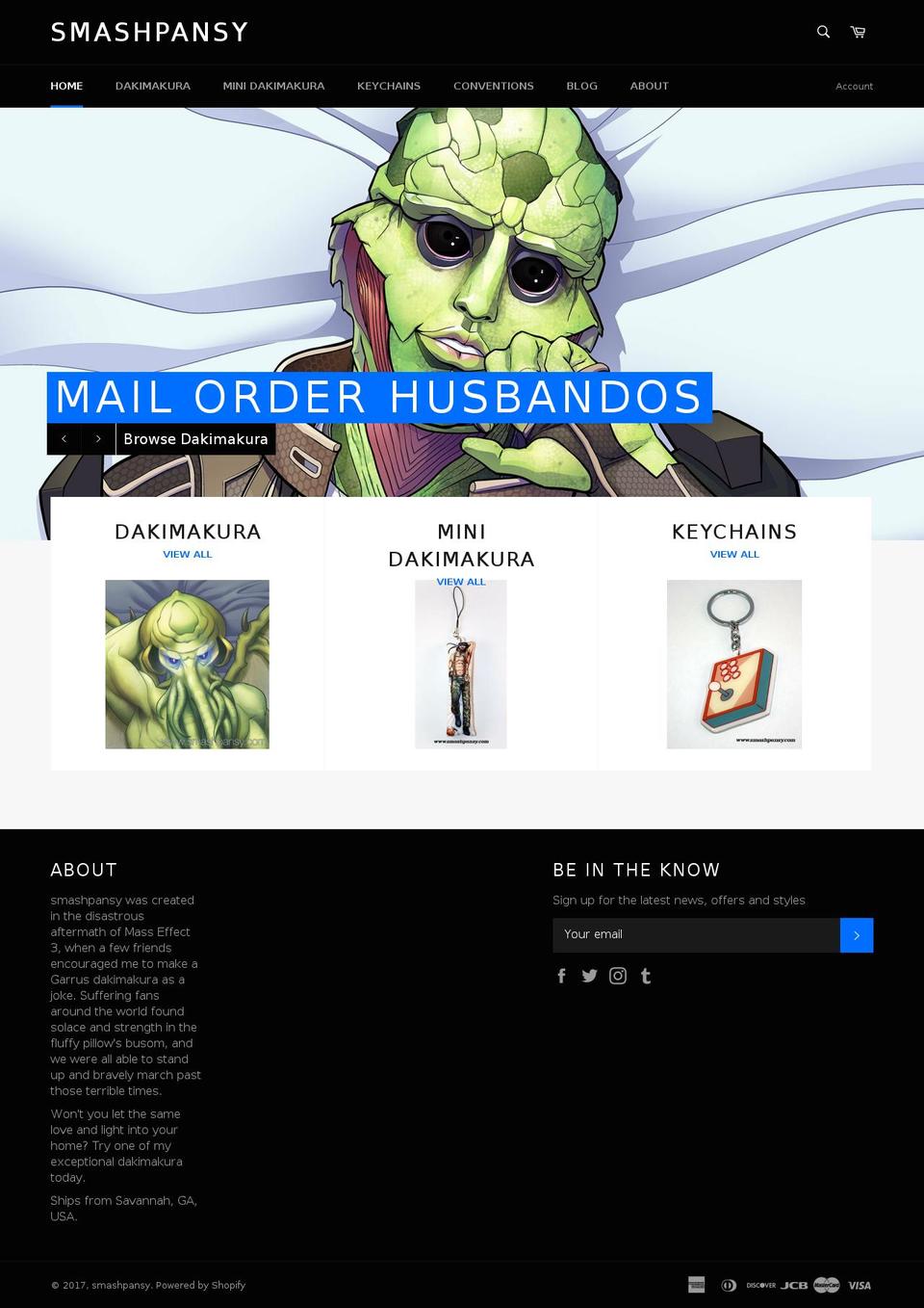 smashpansy.com shopify website screenshot