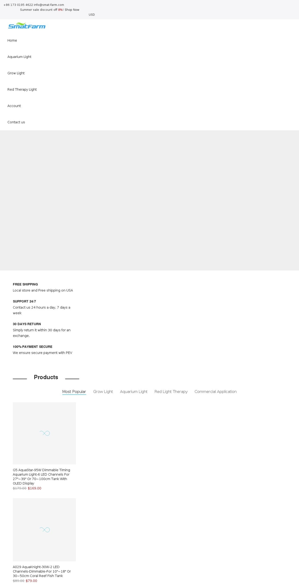 smat-farm.com shopify website screenshot