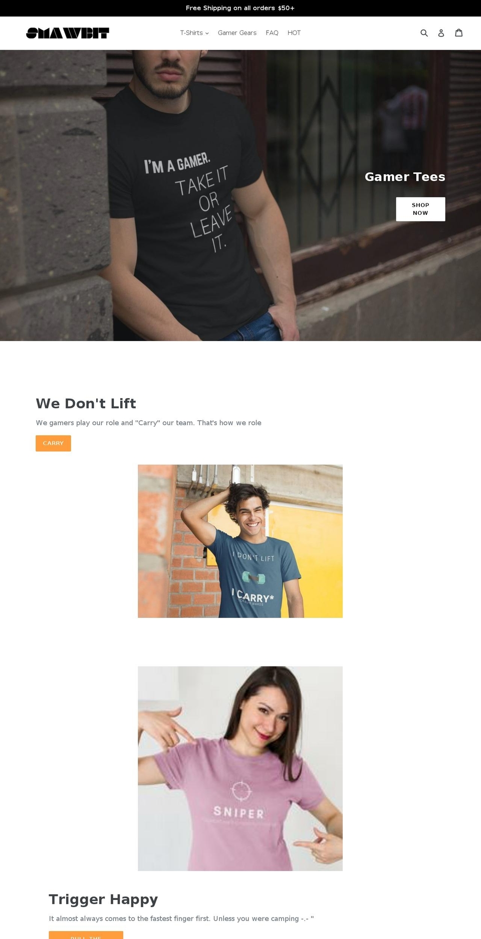 smawbit.com shopify website screenshot