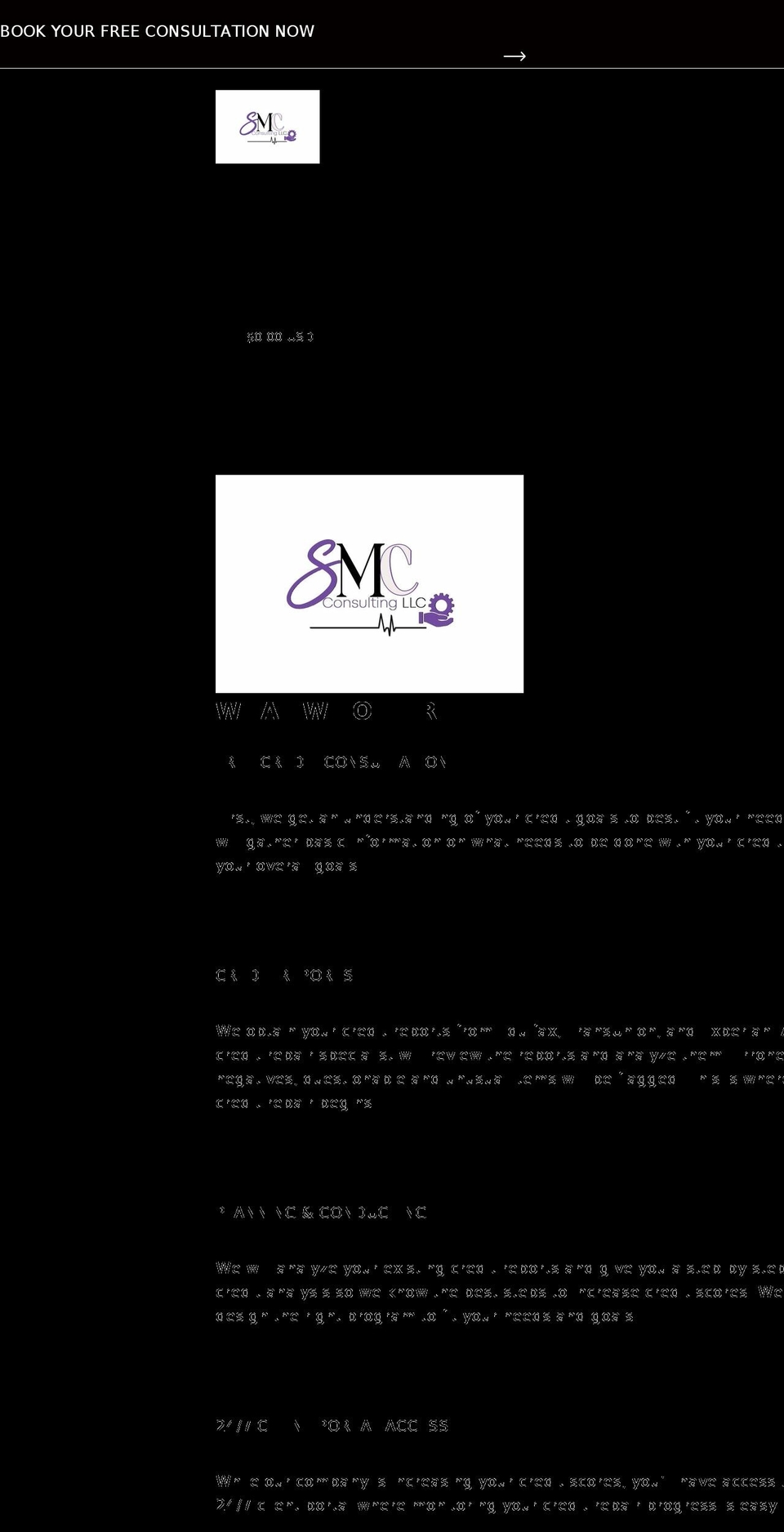 smcconsultants.net shopify website screenshot