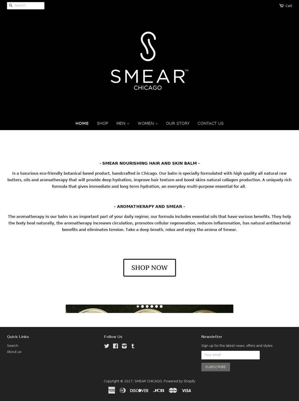 smearchicago.com shopify website screenshot