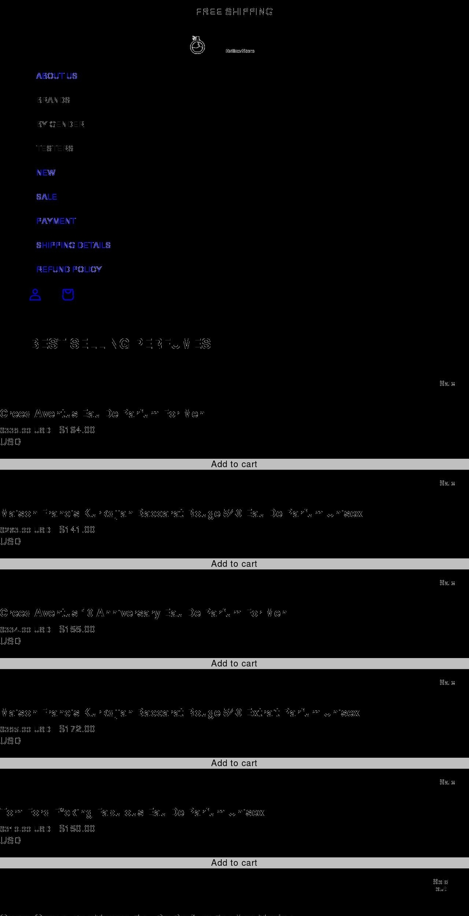smelldreams.com shopify website screenshot
