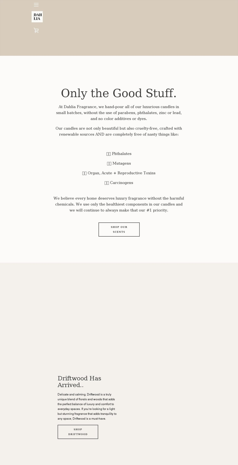 smellgoodsco.com shopify website screenshot