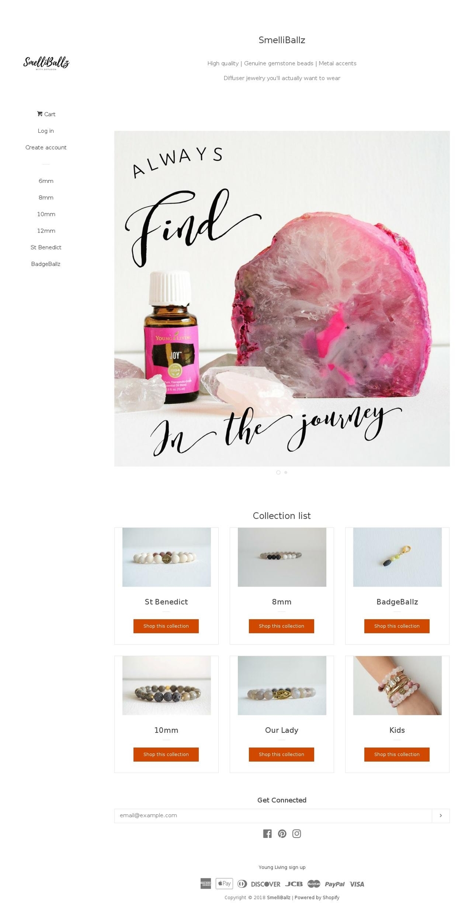 smelliballz.com — Shopify storefront screenshot