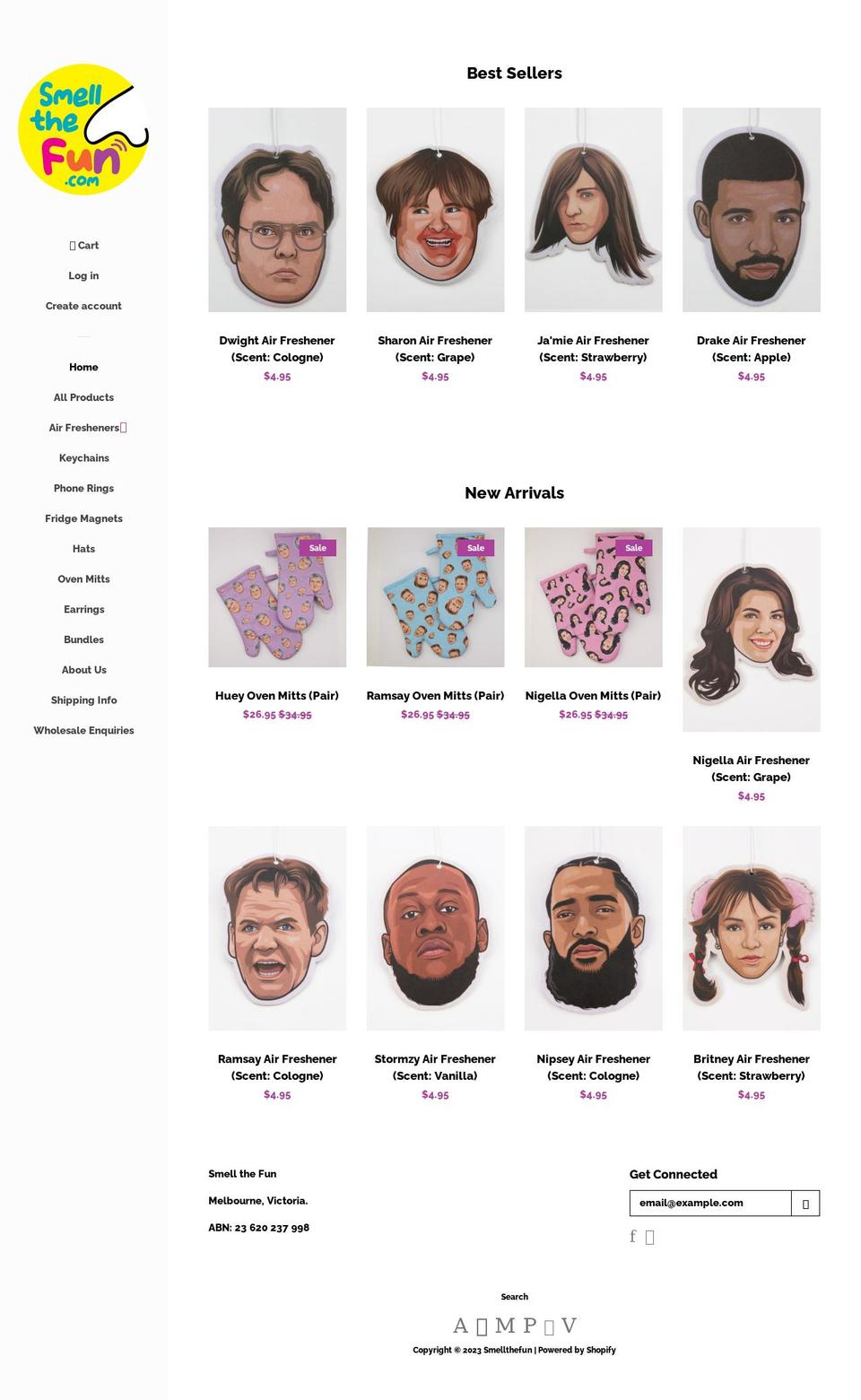 smellthefun.com — Shopify storefront screenshot