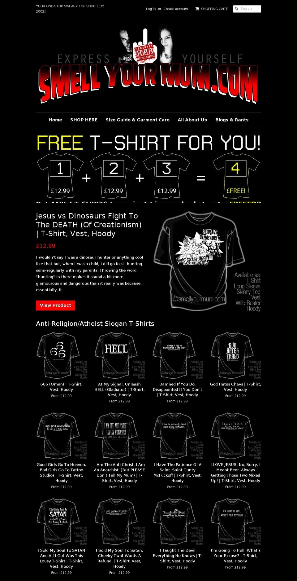 smellyourmom.com shopify website screenshot