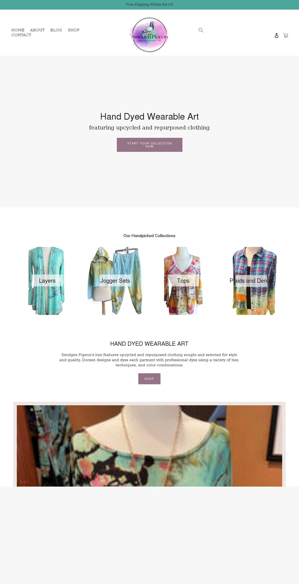 Shopify theme - promise Shopify theme site example smidgenpigeon.com