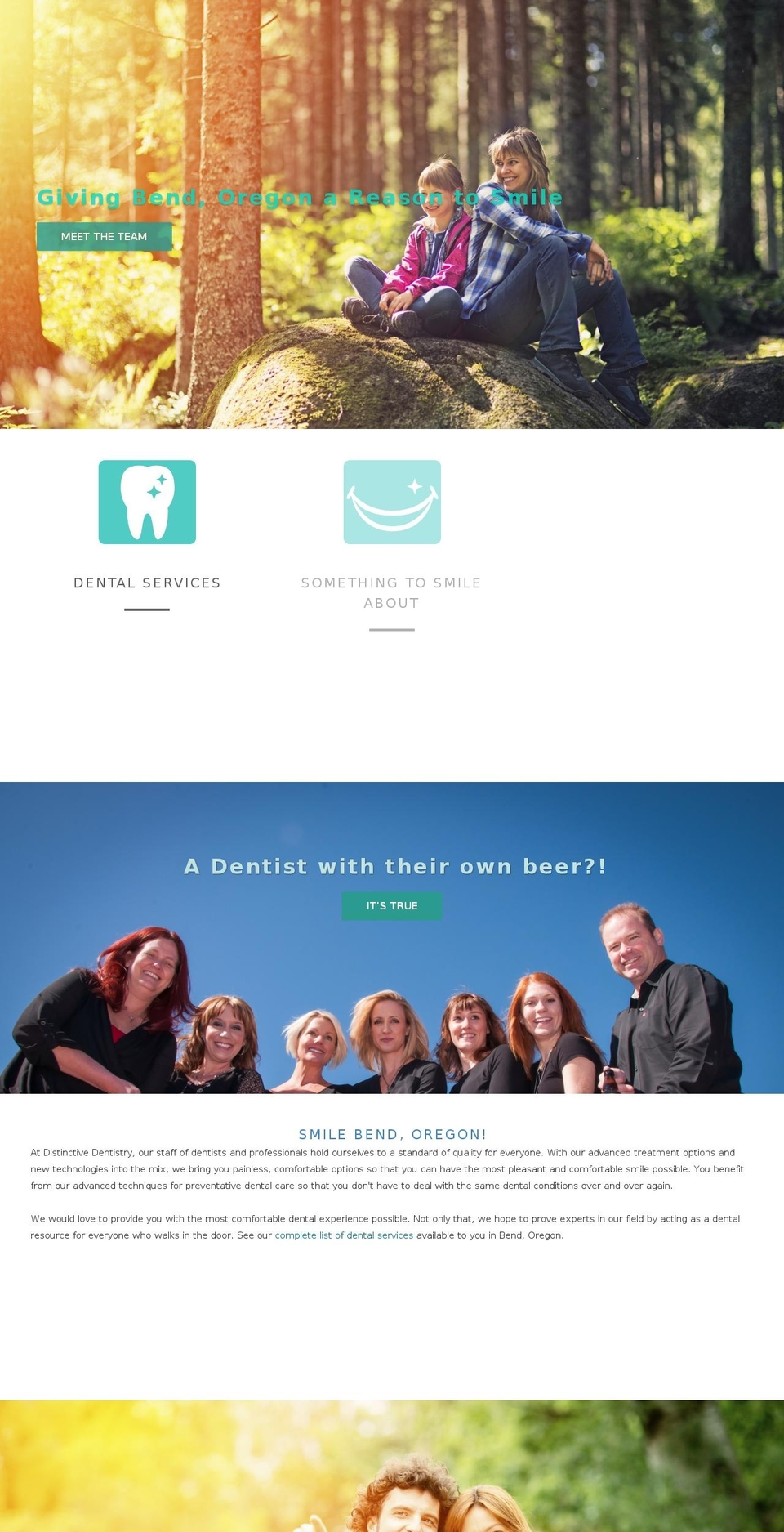 smilebendoregon.com shopify website screenshot