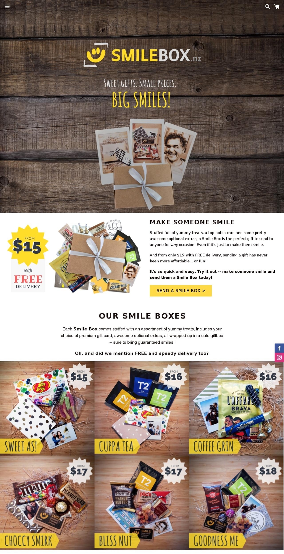 smilebox.co.nz shopify website screenshot