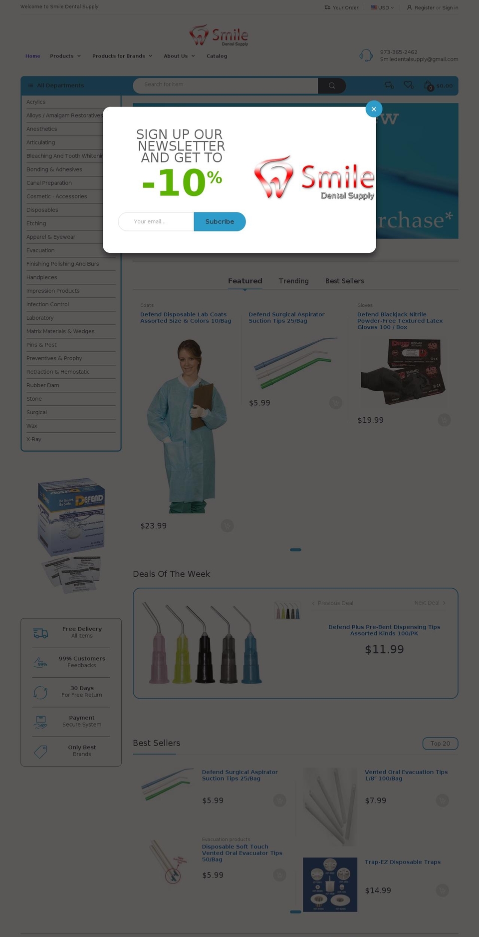 electro-v3-0-home-2-boxed Shopify theme site example smiledentalsupply.com