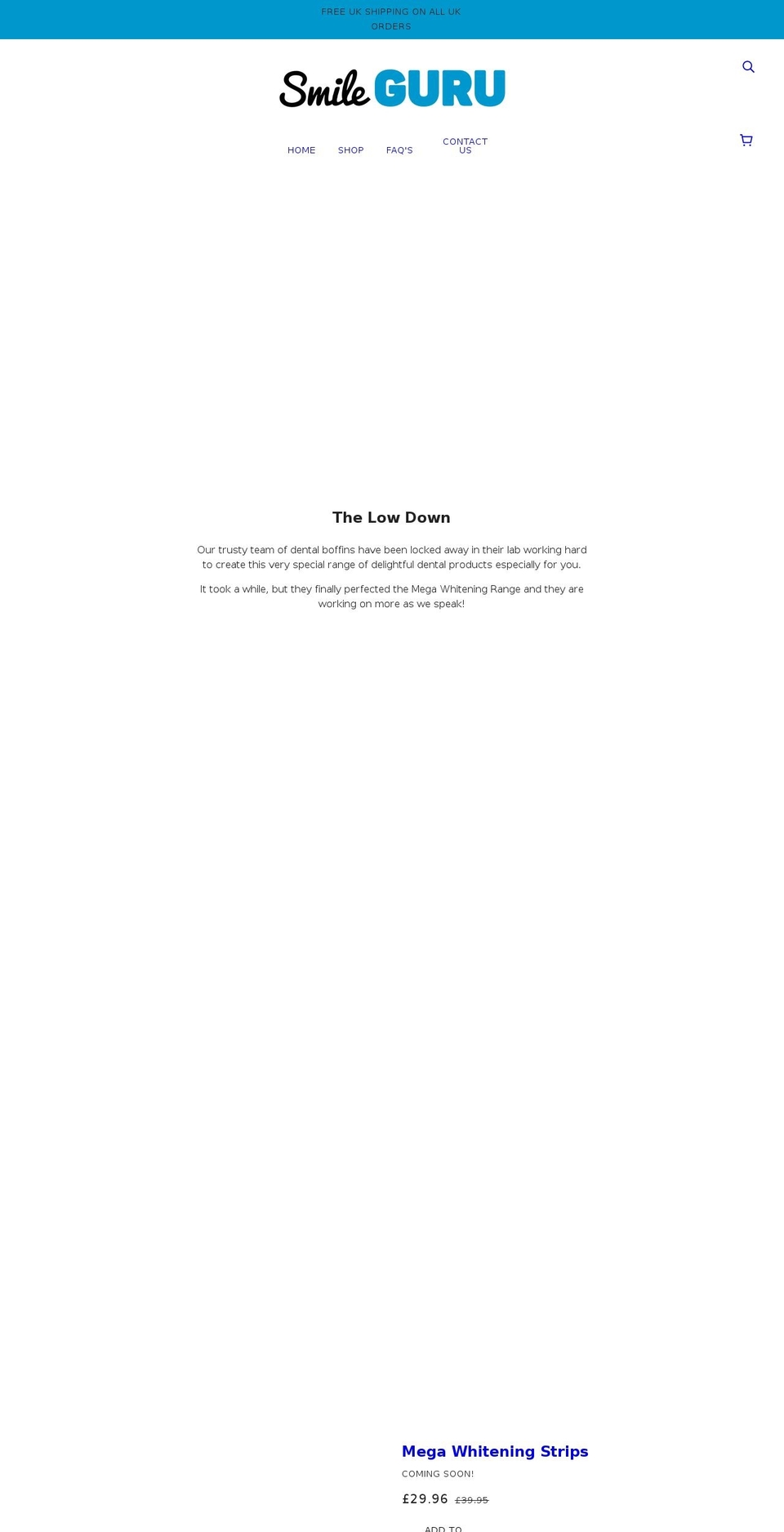 smileguru.co.uk shopify website screenshot