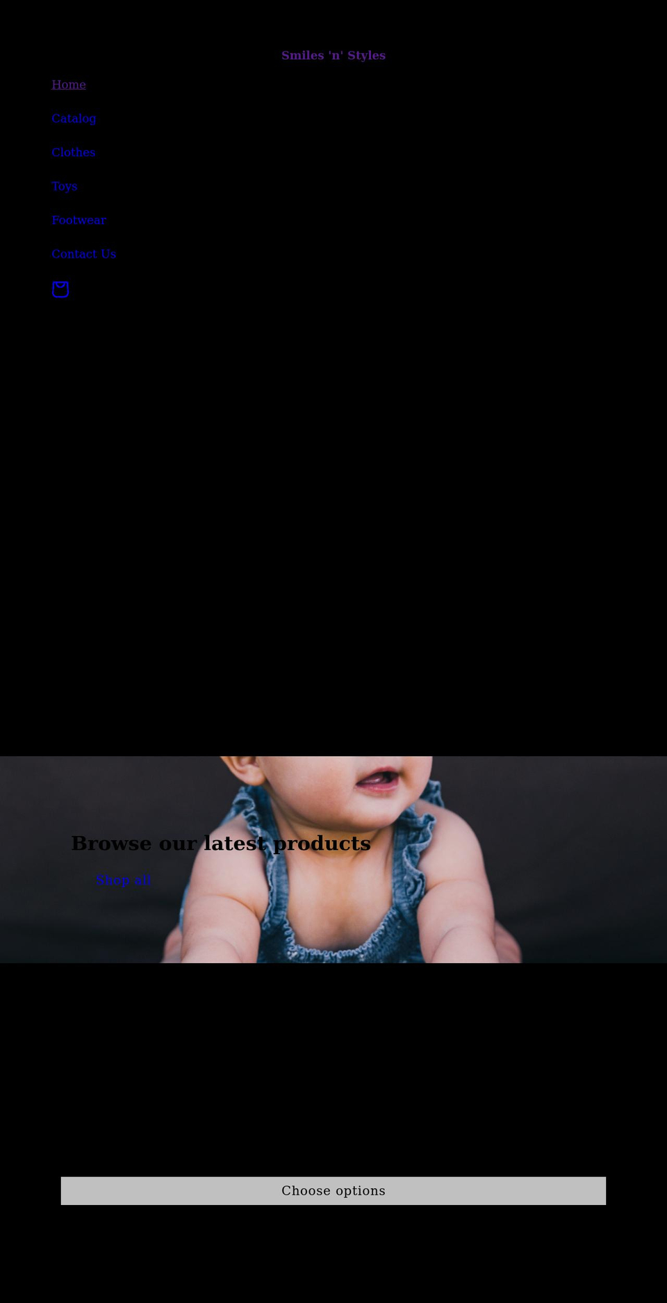 smilesnstyles.com shopify website screenshot