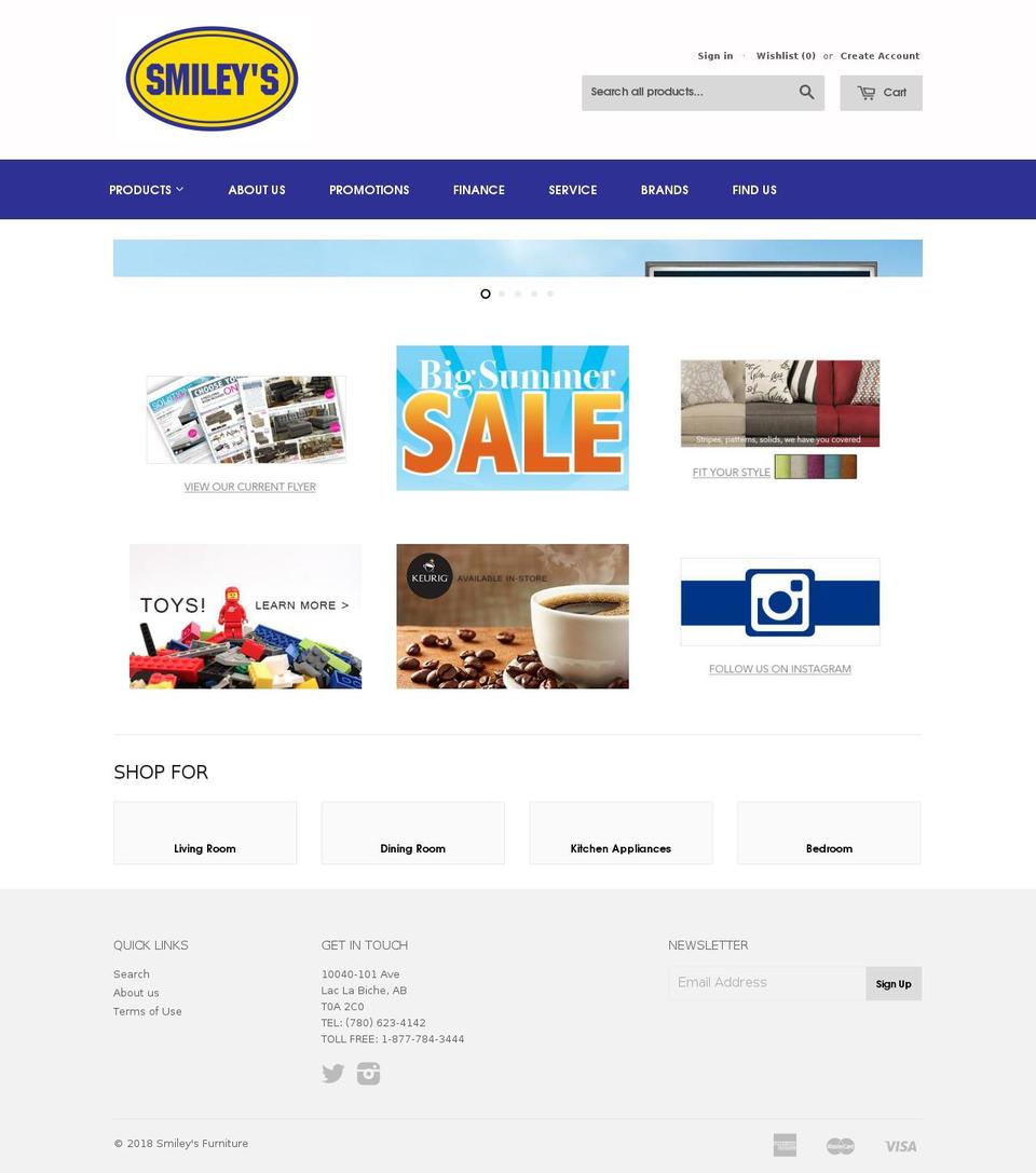 Recliner----TZ Shopify theme site example smileys.ca