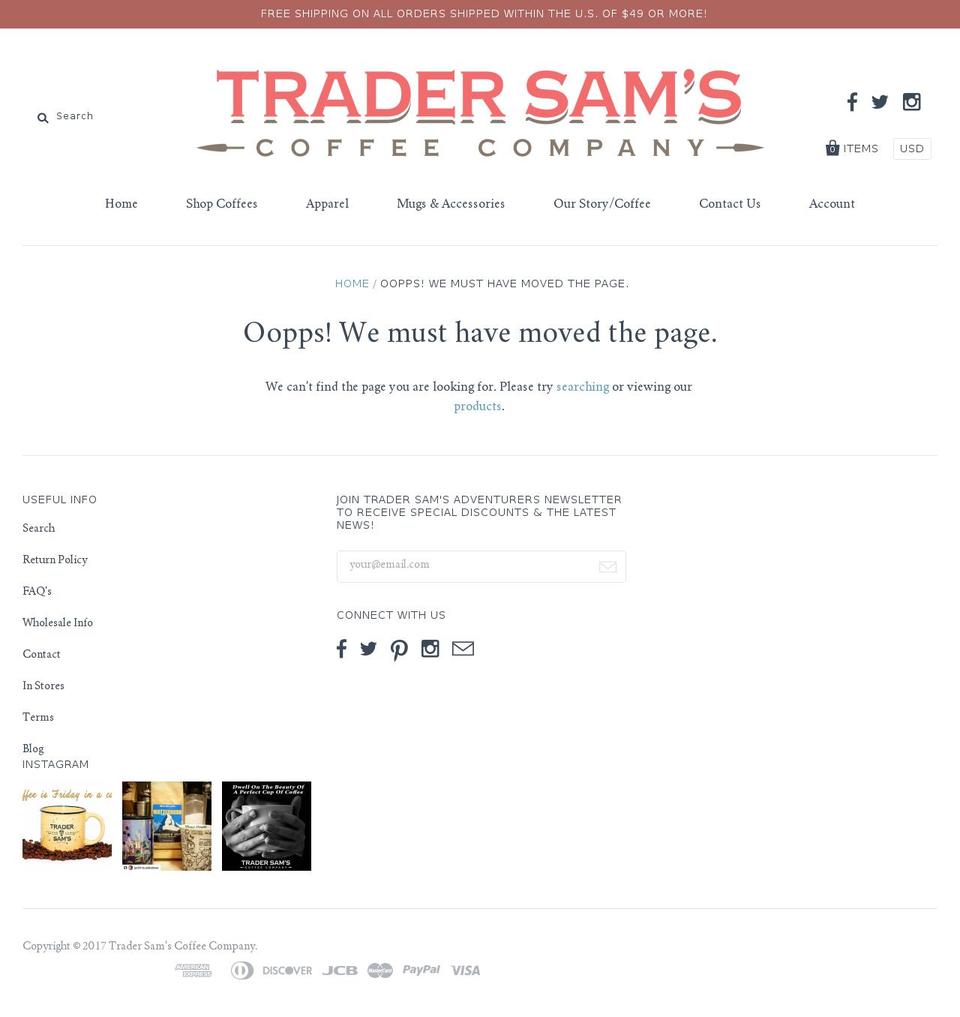 smilingdogcoffeecompany.com shopify website screenshot