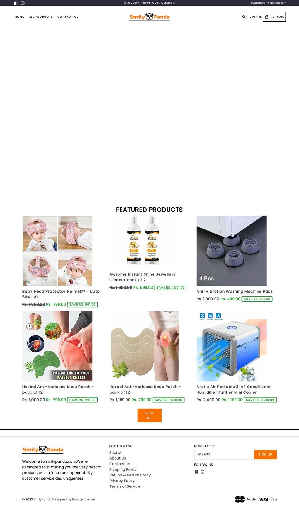 smilypanda.com shopify website screenshot