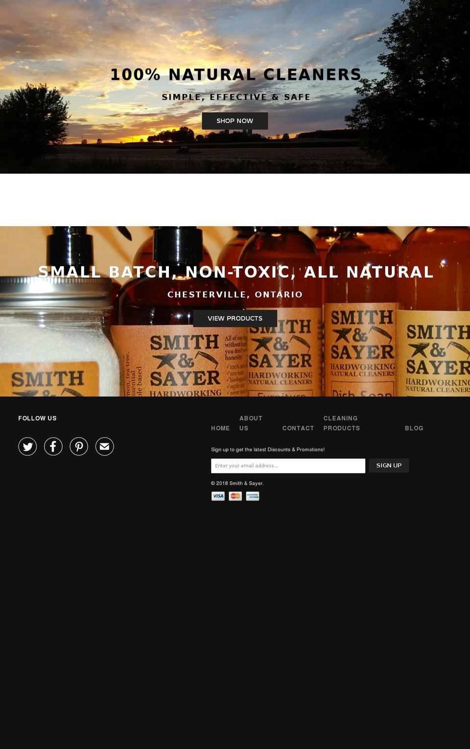 CountryBrit Shopify theme site example smithandsayer.com