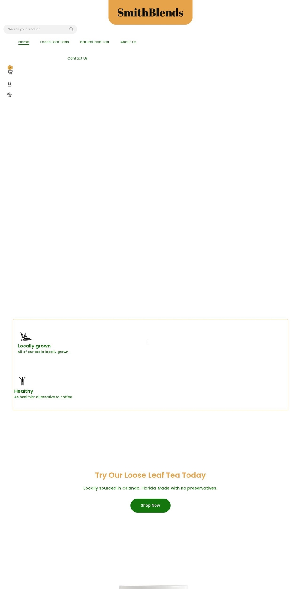 smithblends.com shopify website screenshot