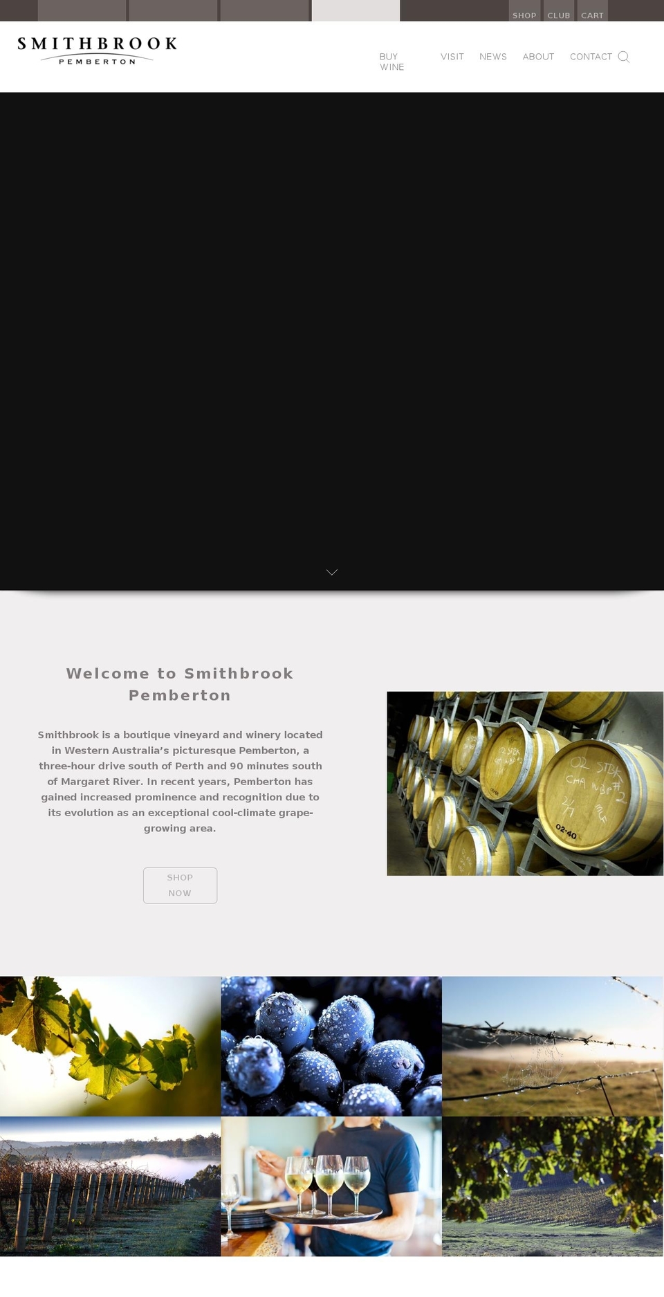 smithbrook.wine shopify website screenshot