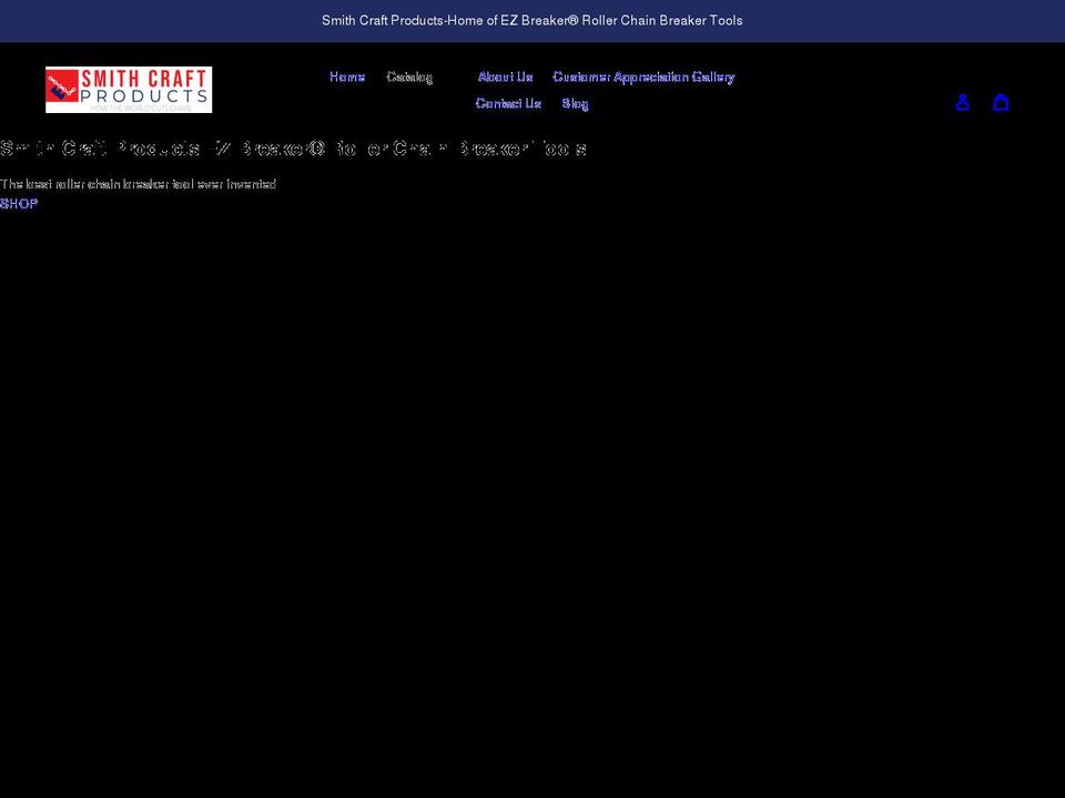 smithcraftproducts.com shopify website screenshot