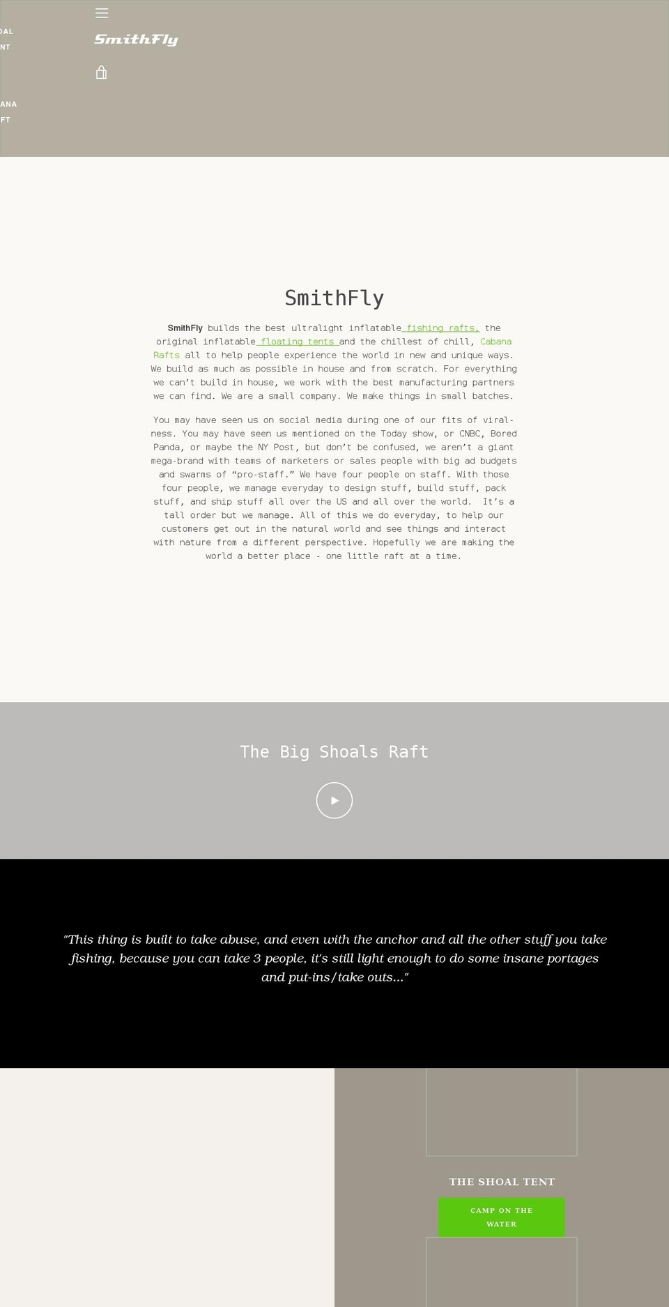 smithfly.com shopify website screenshot