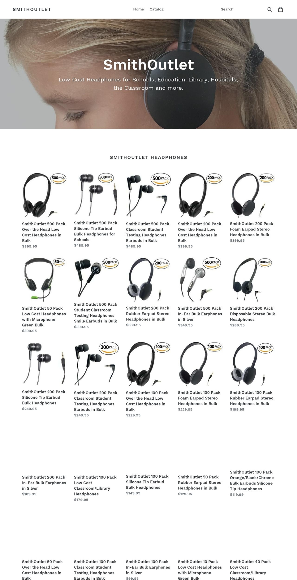 smithoutlet.com shopify website screenshot