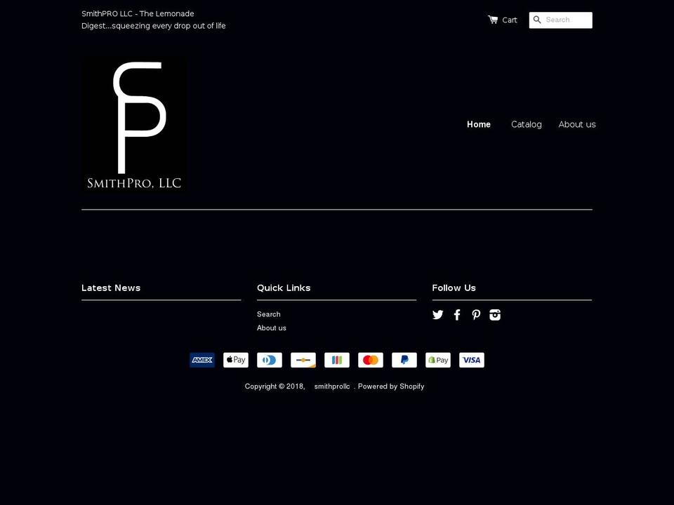 smithprostore.com shopify website screenshot