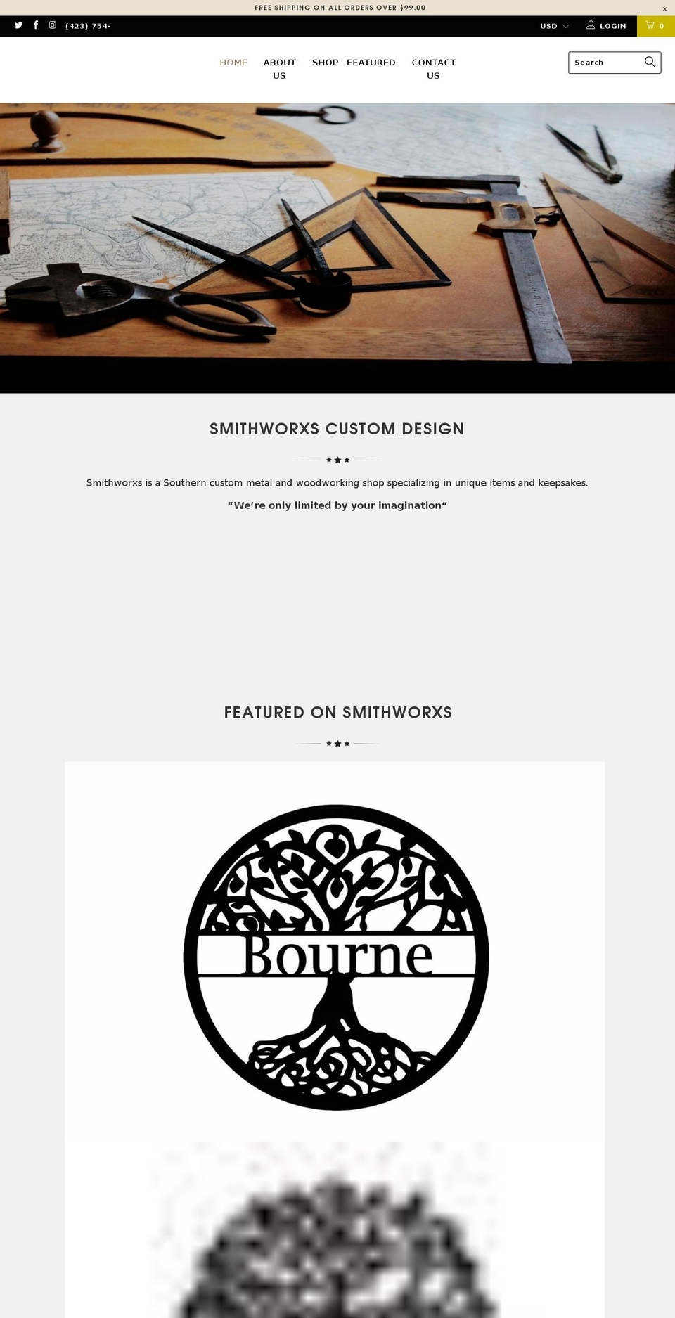 smithworxs.com shopify website screenshot