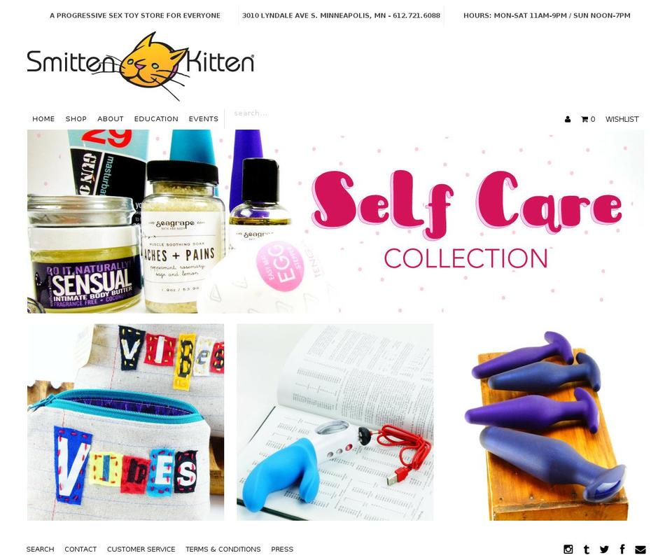 smittenkittenonline.info shopify website screenshot