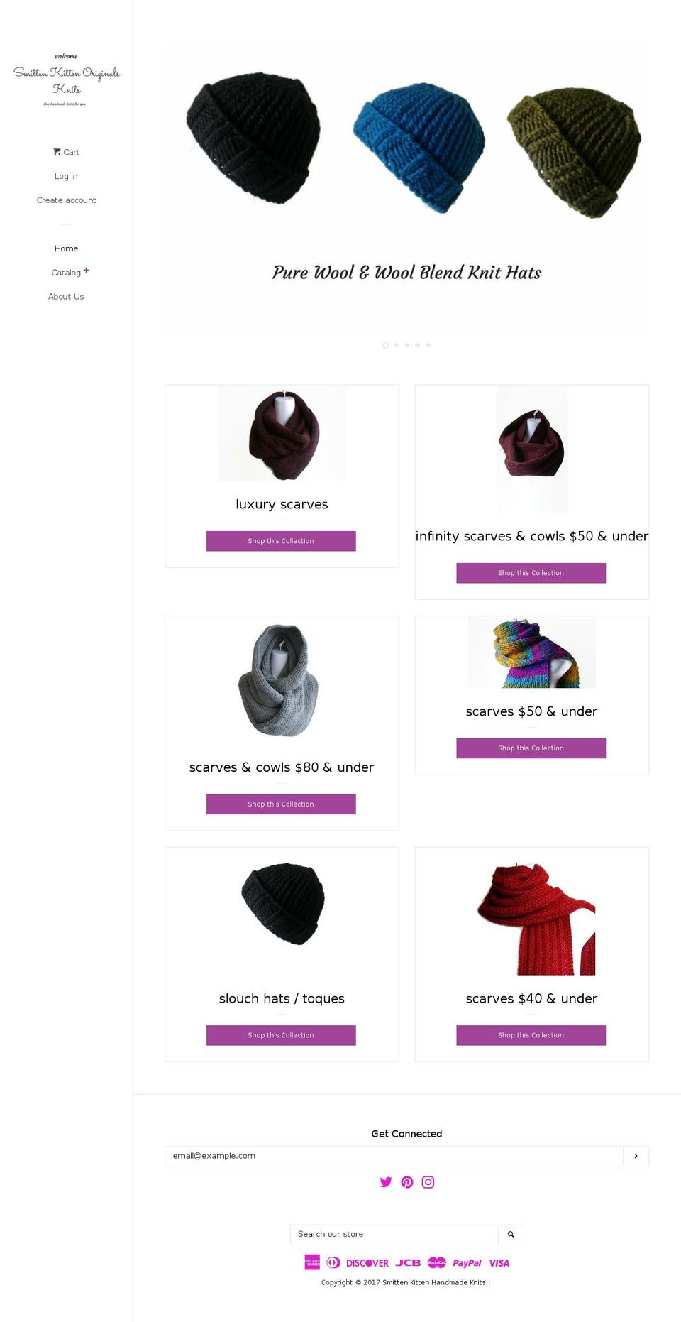 smittenkittenorig.com shopify website screenshot