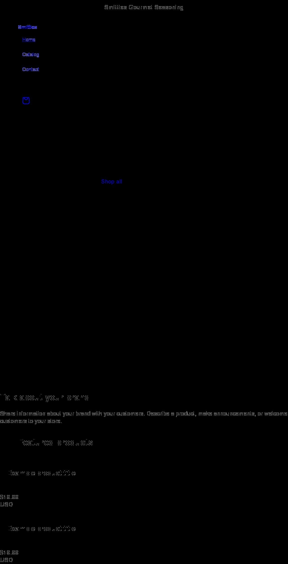 smitties.com shopify website screenshot