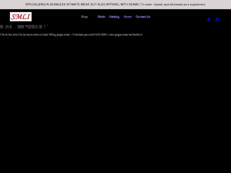 smlintimate.com shopify website screenshot