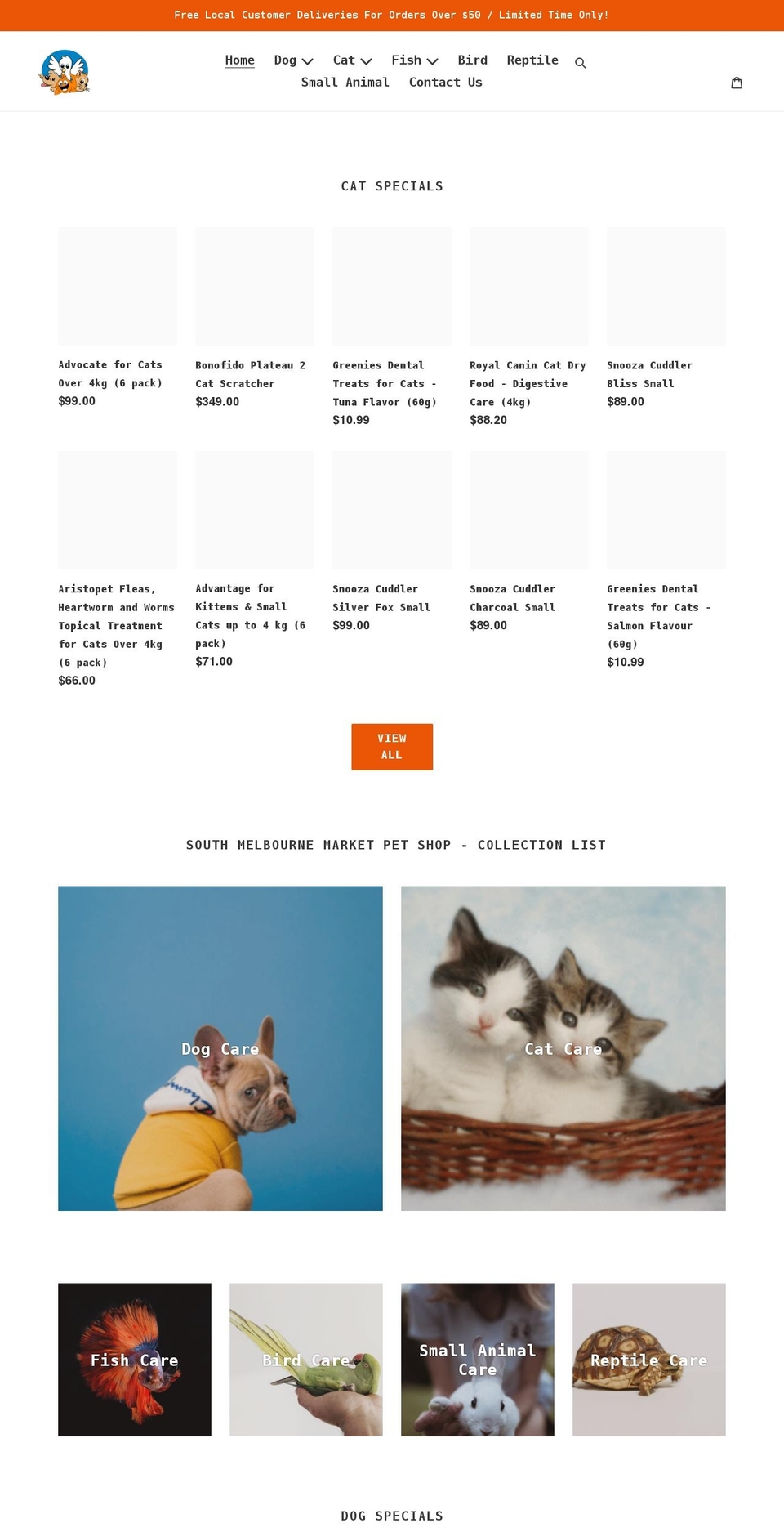 smmpets.com.au shopify website screenshot