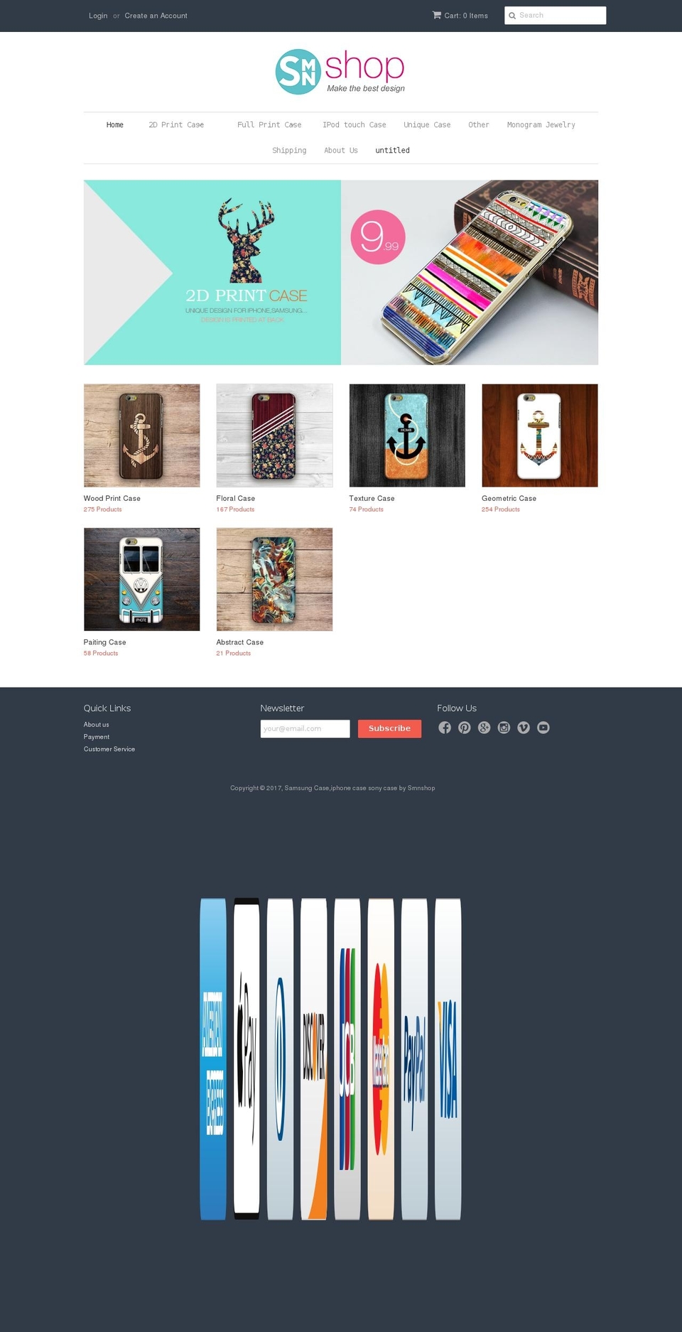 smnshop.com shopify website screenshot