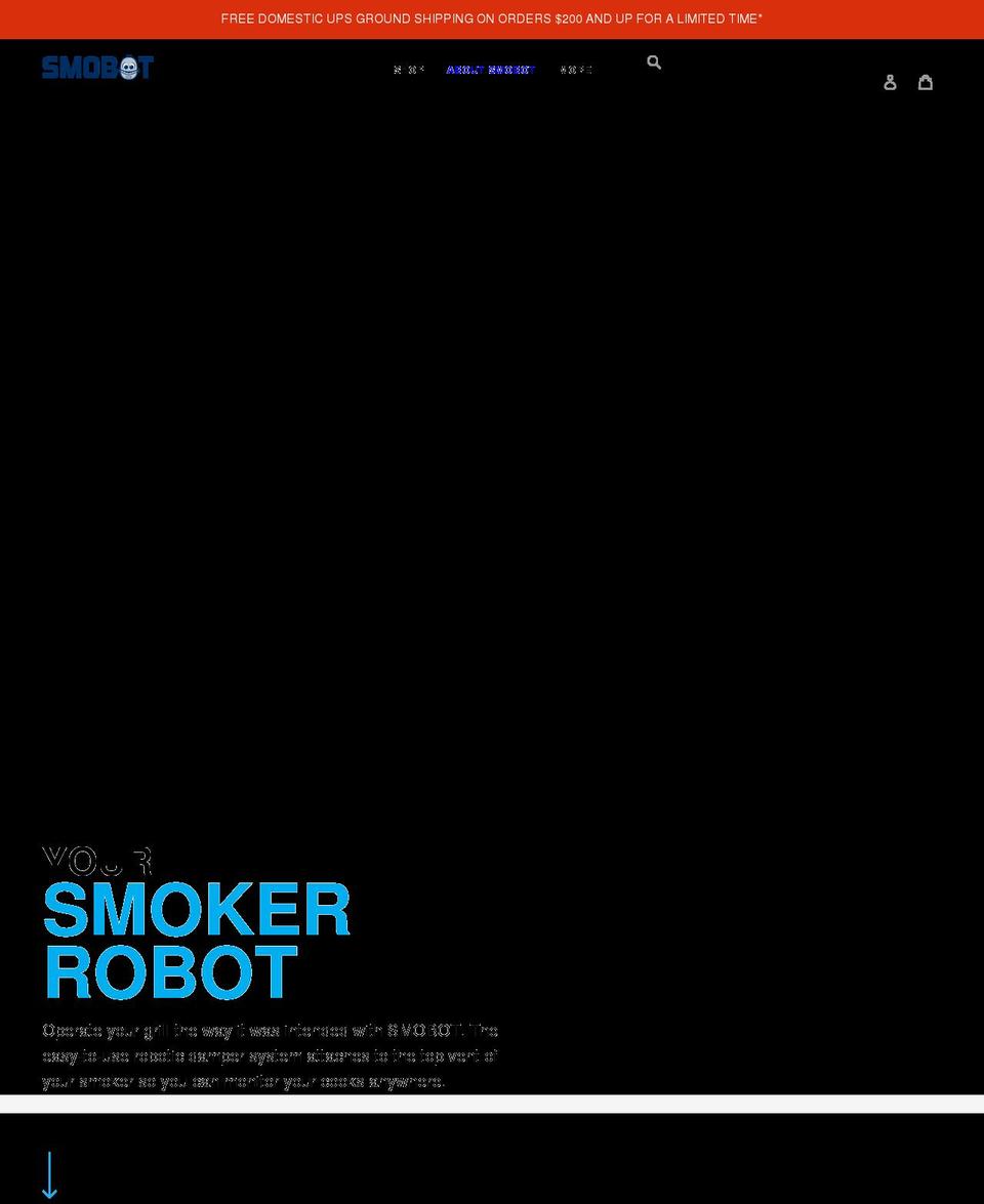 smobot.com shopify website screenshot
