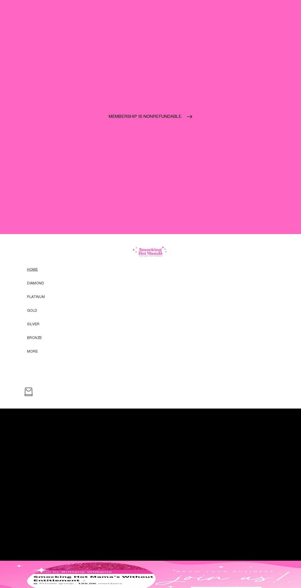 smockinghotmamas.com shopify website screenshot